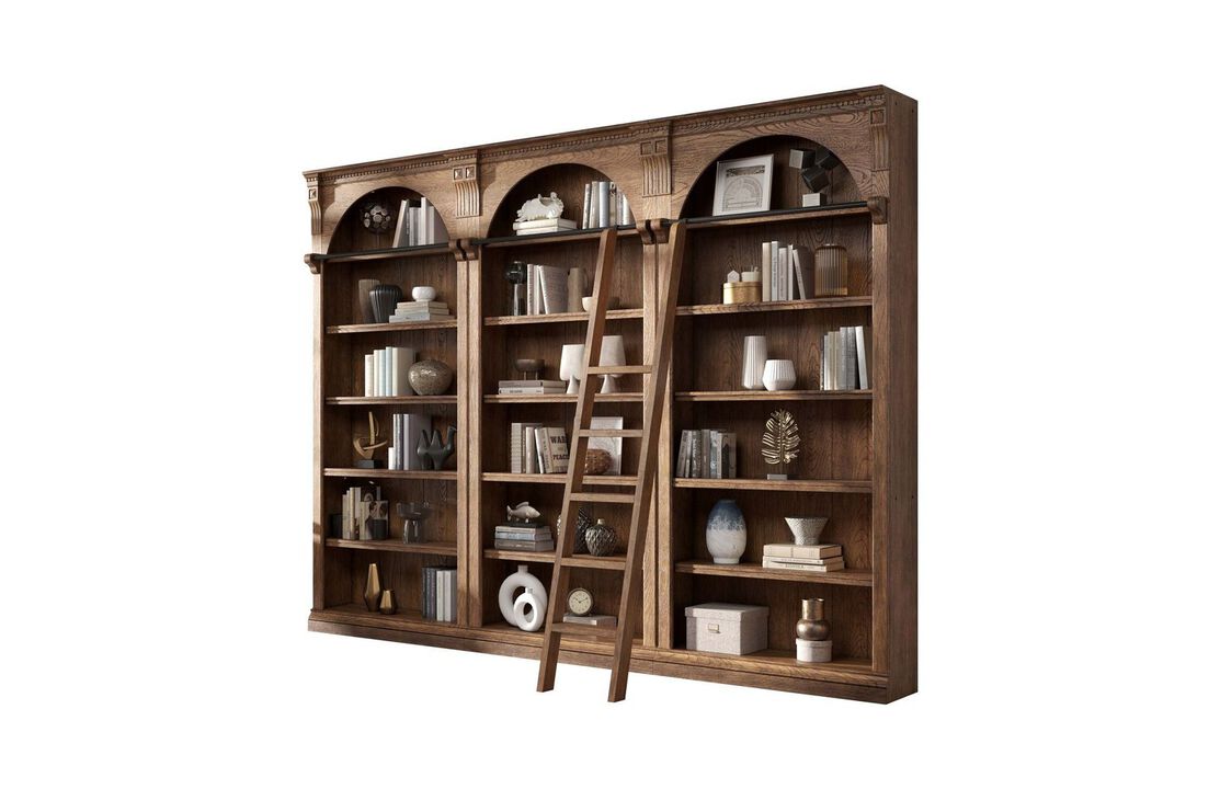 Tall Bookcase with Ladder