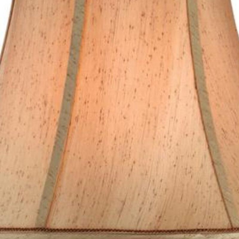 Hivvago Antique Inspired Table Lamp with Linen Lamp Shade