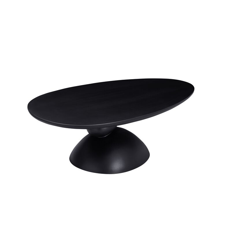 Glibop Lucky Stone-shaped Elliptical Coffee Table image number 8