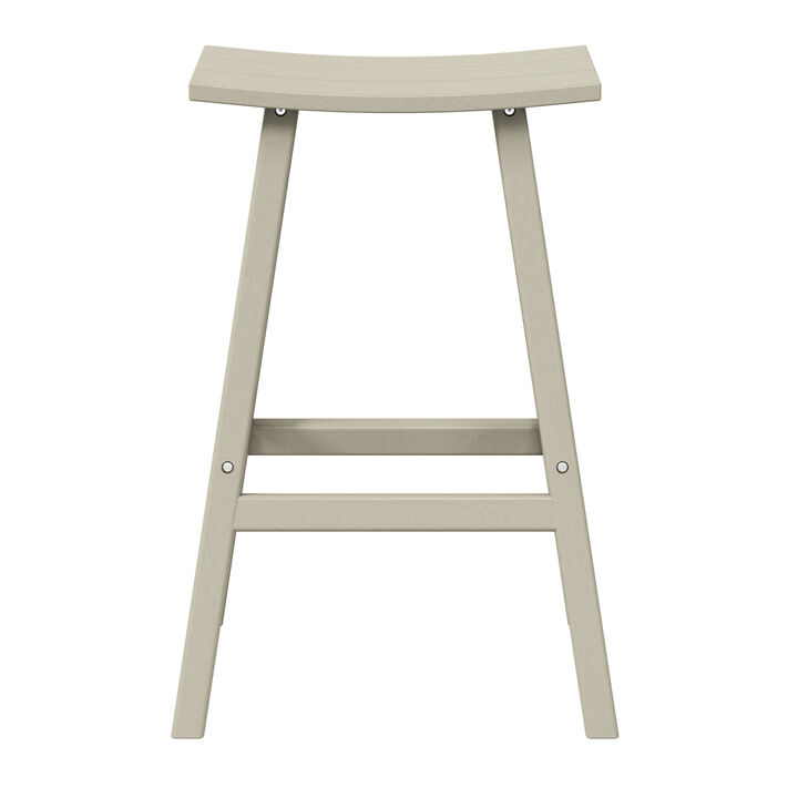 WestinTrends Westintrends 29" height Outdoor / Patio Saddle bar stool