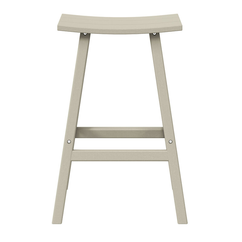 WestinTrends Westintrends 29" height Outdoor / Patio Saddle bar stool image number 0