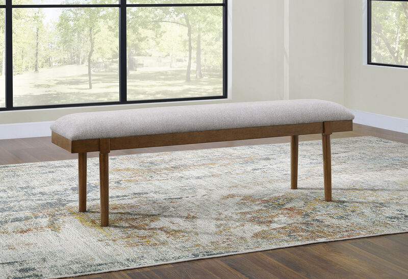Lyncott 59" Upholstered Dining Bench image number 1