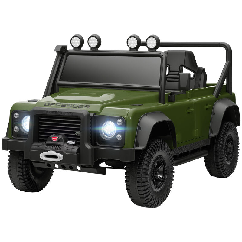 BreeBe Land Rover Licensed Electric Car for Kids with Remote Control, Dual Motors, Spring Suspension, LED Lights image number 0