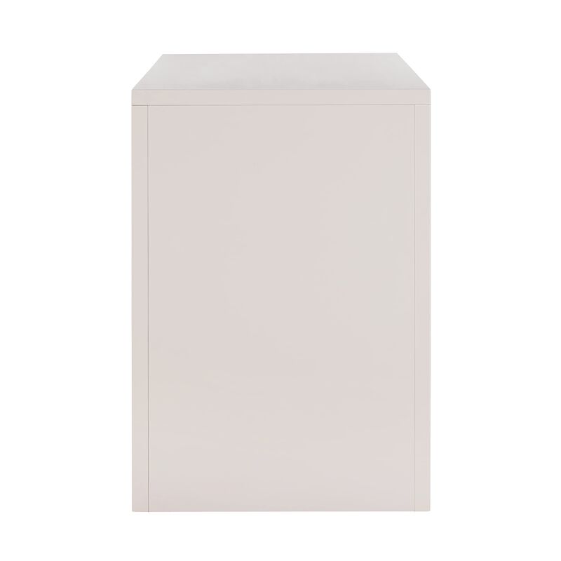 Tov Furniture Suzie Rattan Executive Desk (Cream) image number 5