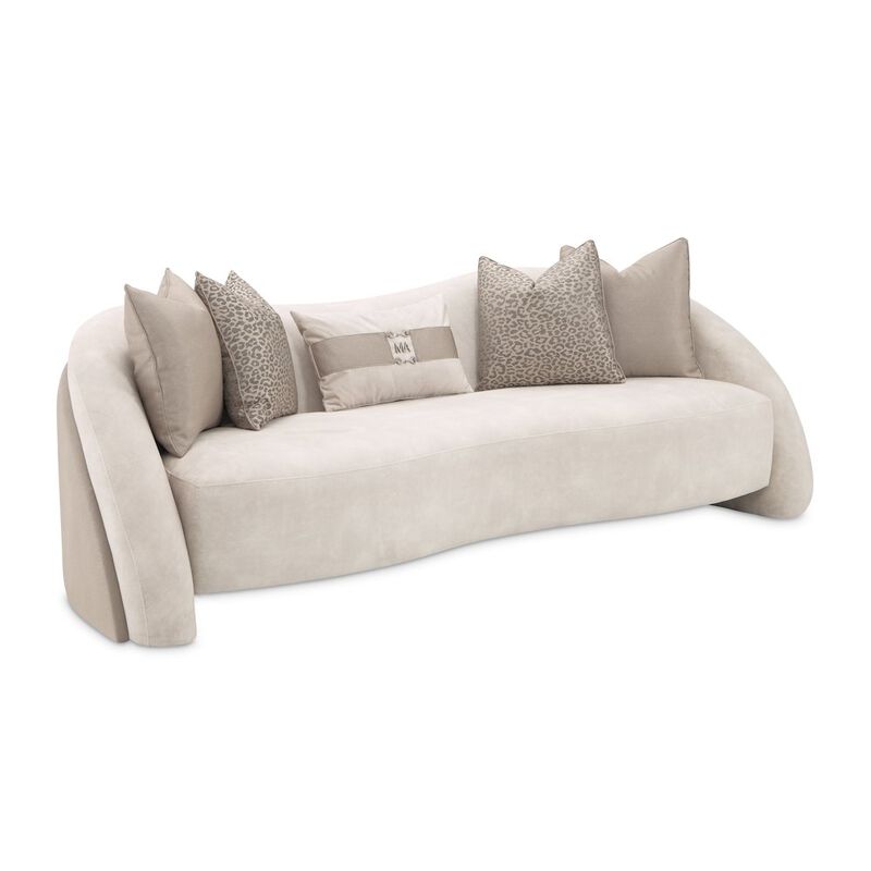Michael Amini Mod Dream Standard Sofa - Rich Champagne image number 1