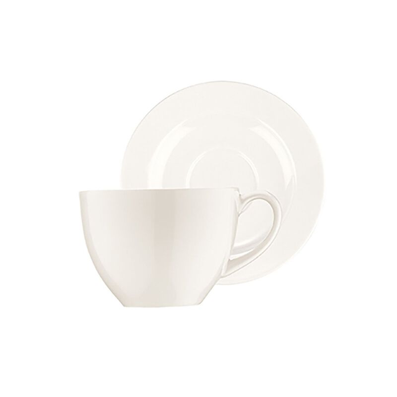 Banquet Bistro 7 oz. Coffee Cup+Saucer Set for 2
