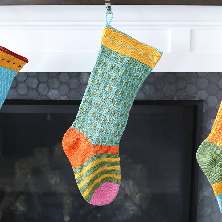 Colorful Stocking - Green