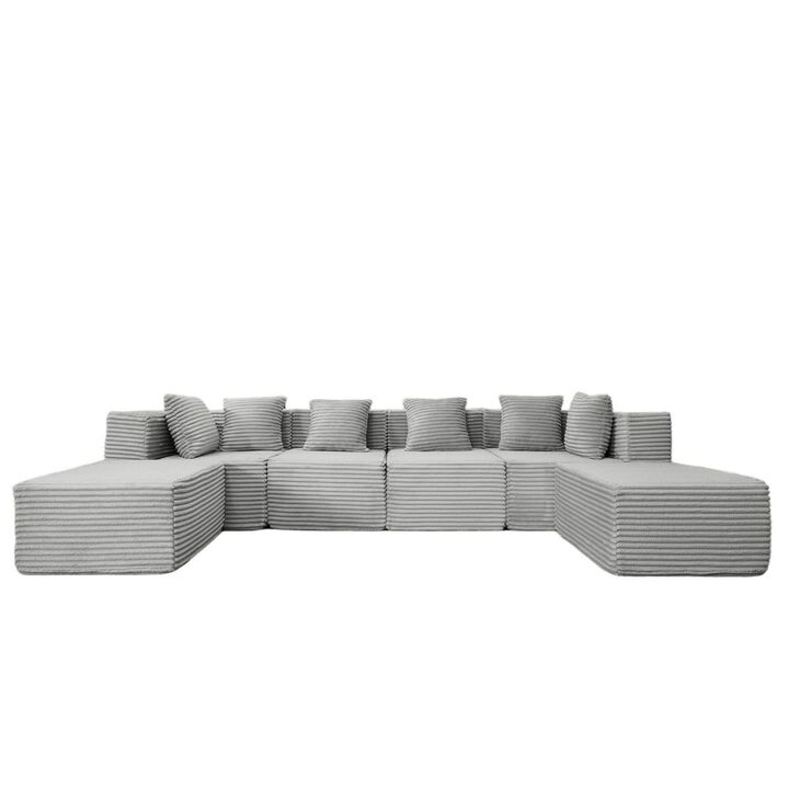 Dulp U-Shaped Boneless Sectional Sofa