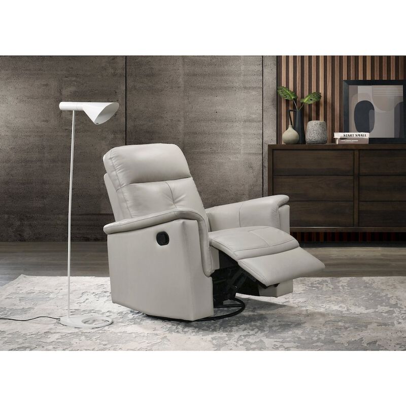 Lexicon Bristow Leather Swivel Glider Reclining Chair