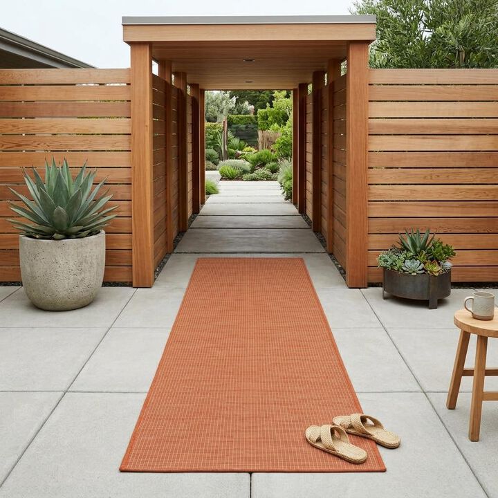HomeRoots Power Loom Runner Rug