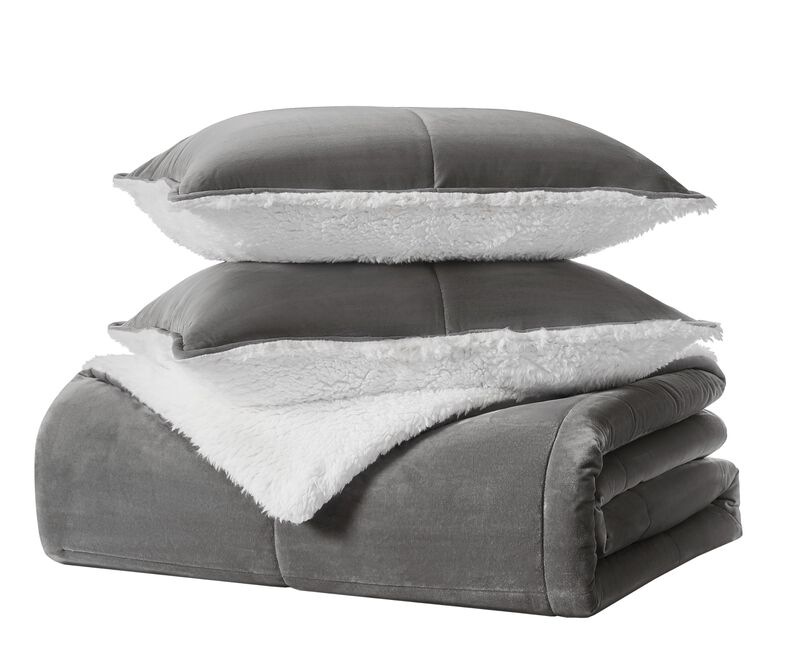 UGG 00518 Blissful King Comforter Set Silky Smooth Luxury Comfy Hotel Comforter and Pillow Shams Machine Washable Soft Cozy Bedd