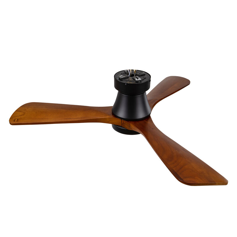 42" Flush Mount Ceiling Fan with Dimmable 3-Color LED, Reversible DC Motor image number 9