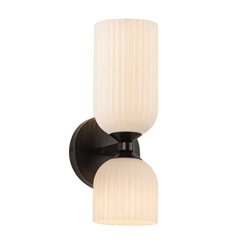 Nelly 12-in Socket Damp-Rated Wall/Vanity Light image number 4