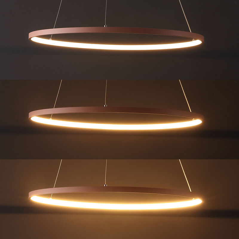 Brice Modern Contemporary Metal Round Dimmable Integrated LED Pendant