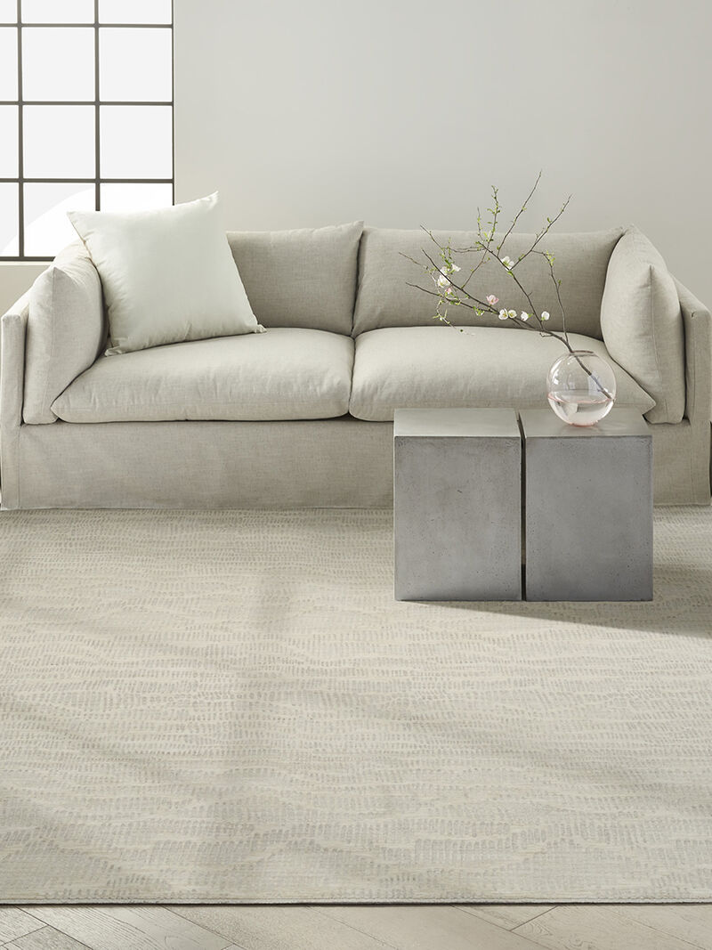 CK079 Notes NOT01 Ivory/Silver 5'3" x 7'3" Rug