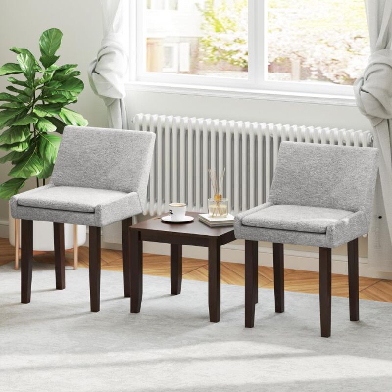 Hivvago 3-Piece Accent Table and Chair Set for Kitchen and Living Room