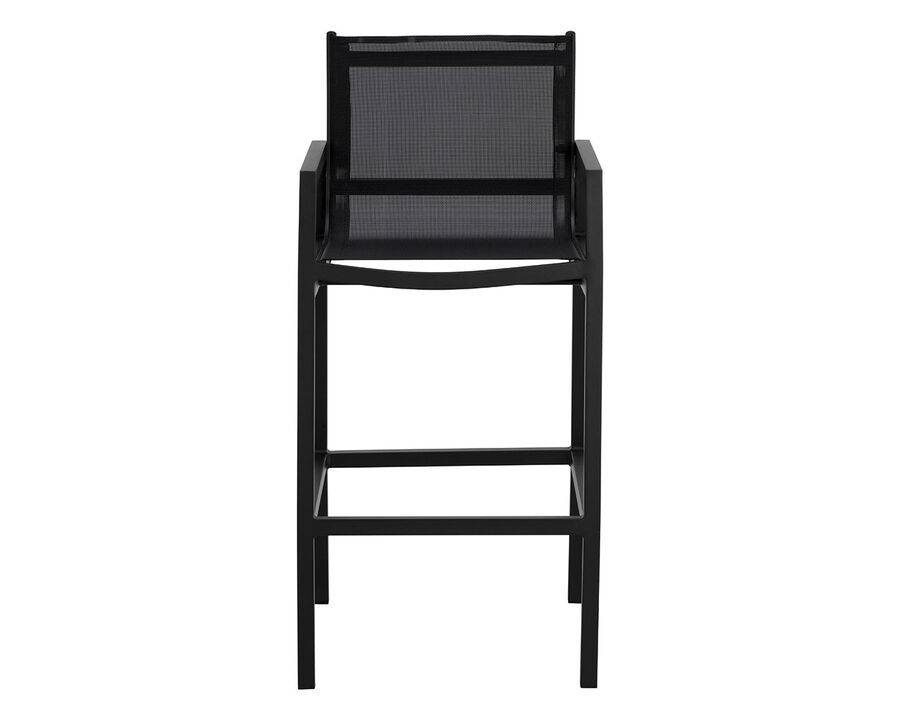 Merano Black Barstool