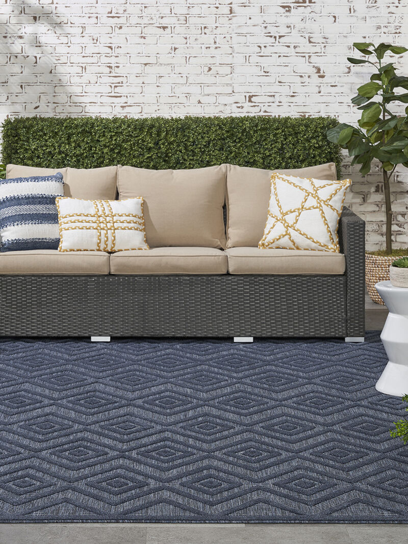 Versatile NRV01 Navy/Blue 9' x 12' Rug