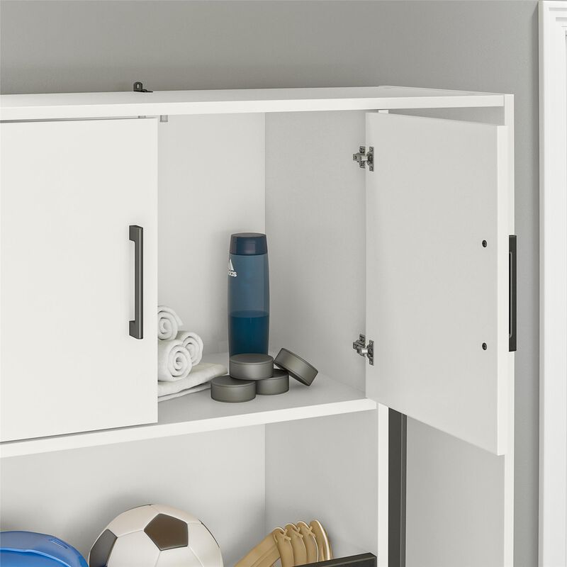Systembuild Evolution Flex Sports Storage Cabinet, White image number 4