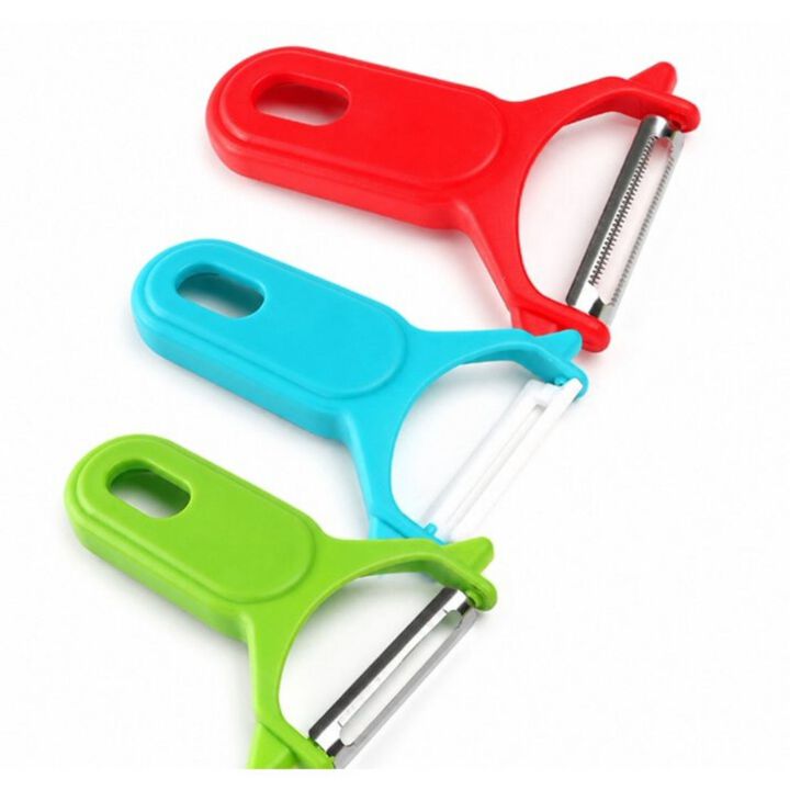 Pack of 3 Stainless Steel Vegetable & Fruit Peelers