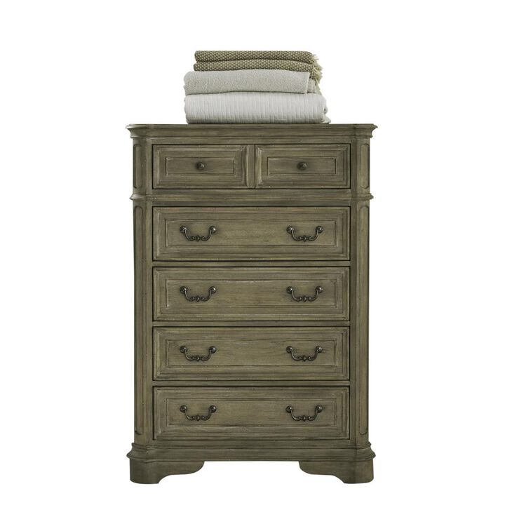 Liberty Furniture Magnolia Manor 5 Drawer Chest in Antique