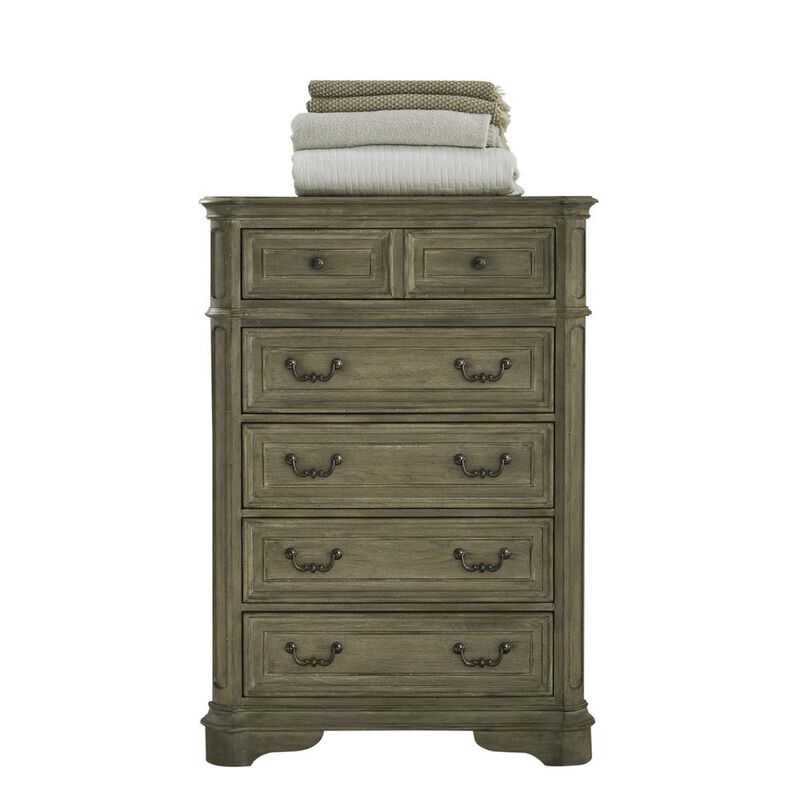 Liberty Furniture Magnolia Manor 5 Drawer Chest in Antique image number 0