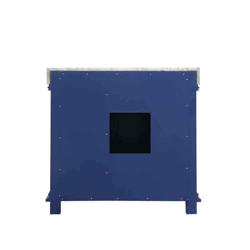 Altair 36 Single Bathroom Vanity Set in Jewelry Blue without Mirror