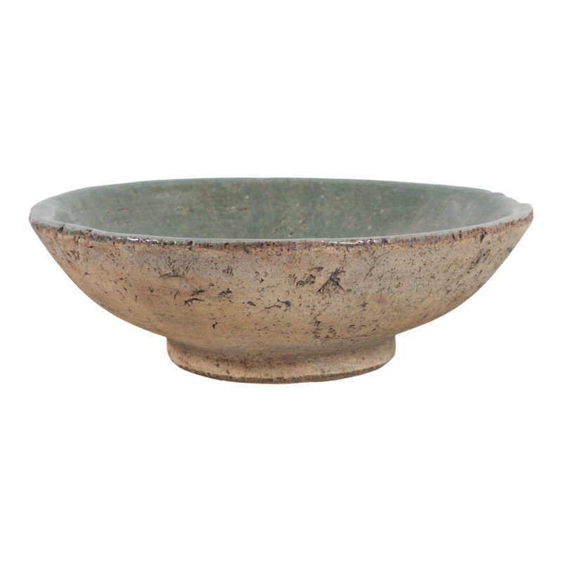 12" 2-Tone Bowl, Green/Brown image number 2