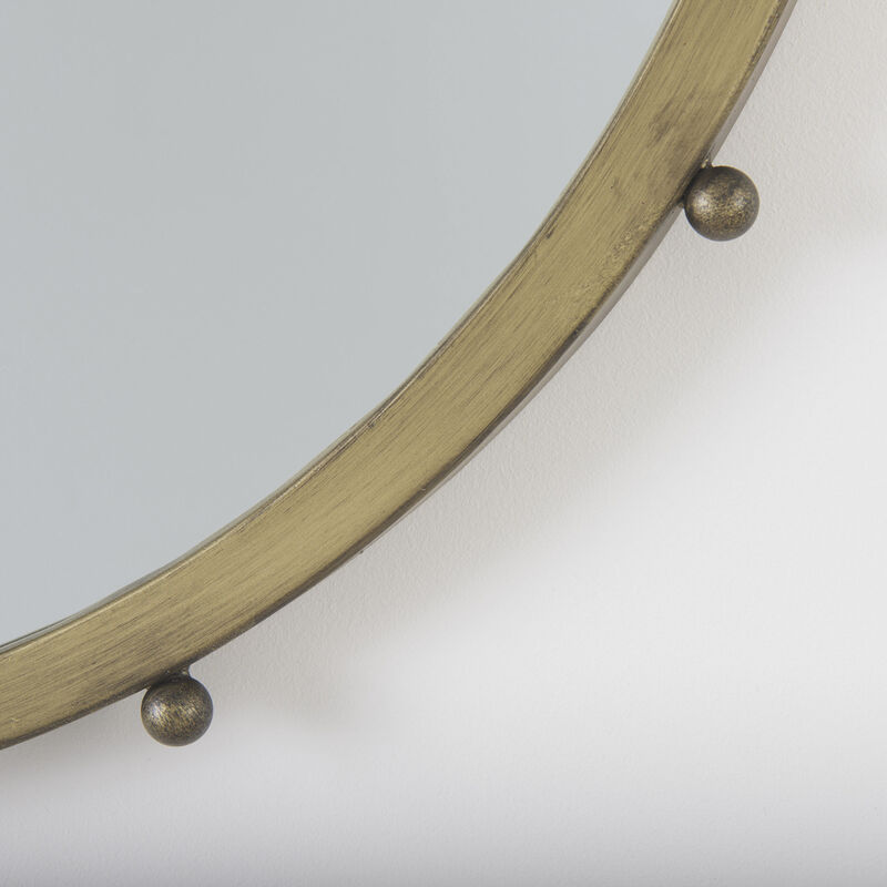 Elena Small Gold Wall Mirror