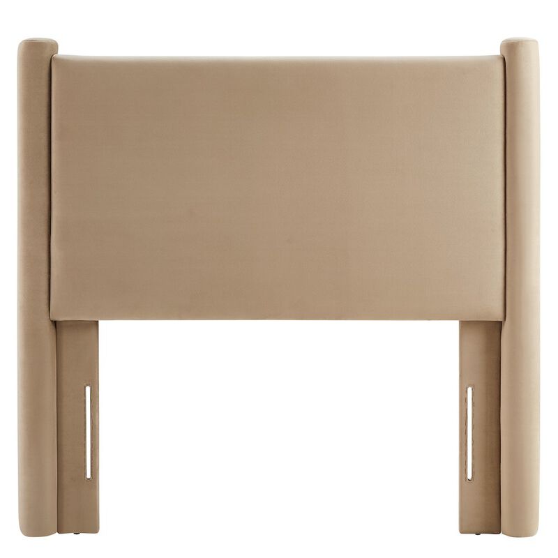 Rael Performance Velvet Twin Headboard image number 0