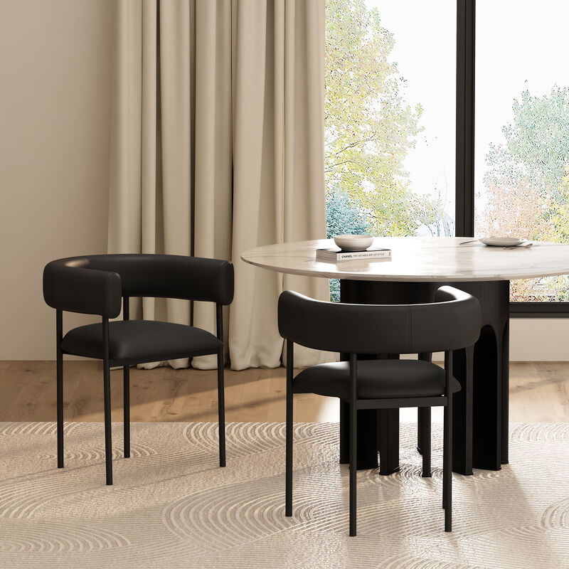 Onda Black Dining Chair image number 2