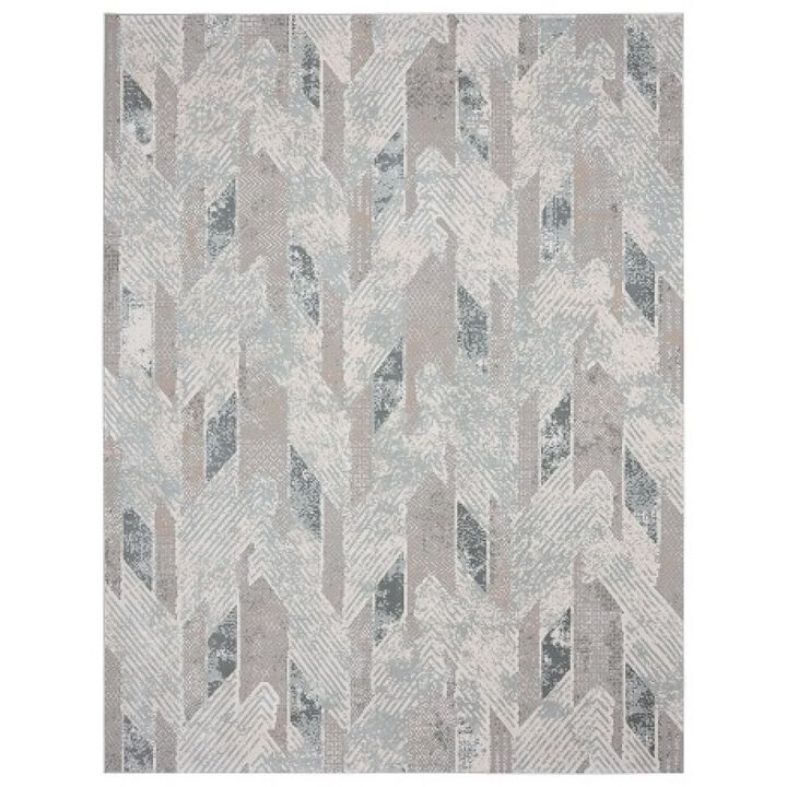 LR Home Meadow Durable Performance Area Rug Indoor