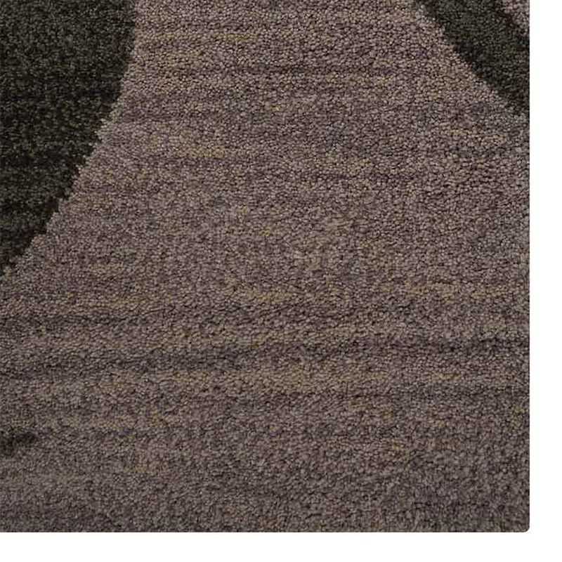 RUGSOTIC CARPETS HAND TUFTED WOOL ECO-FRIENDLY AREA RUGS  - 5'x8', Rectangle Shape, Beige & Green, Floral Modern Design, High Pile Thick Handmade Area Rugs for Living Room, Bed Room (K00908)