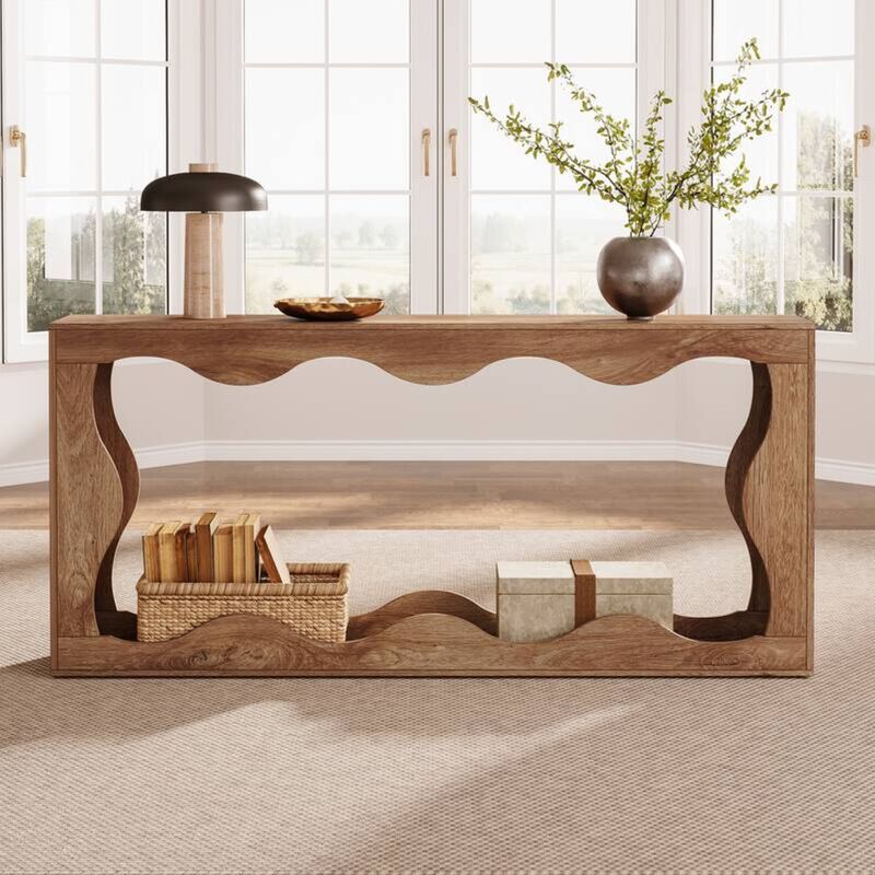 Tribesigns Console Table Farmhouse Entryway Table image number 3