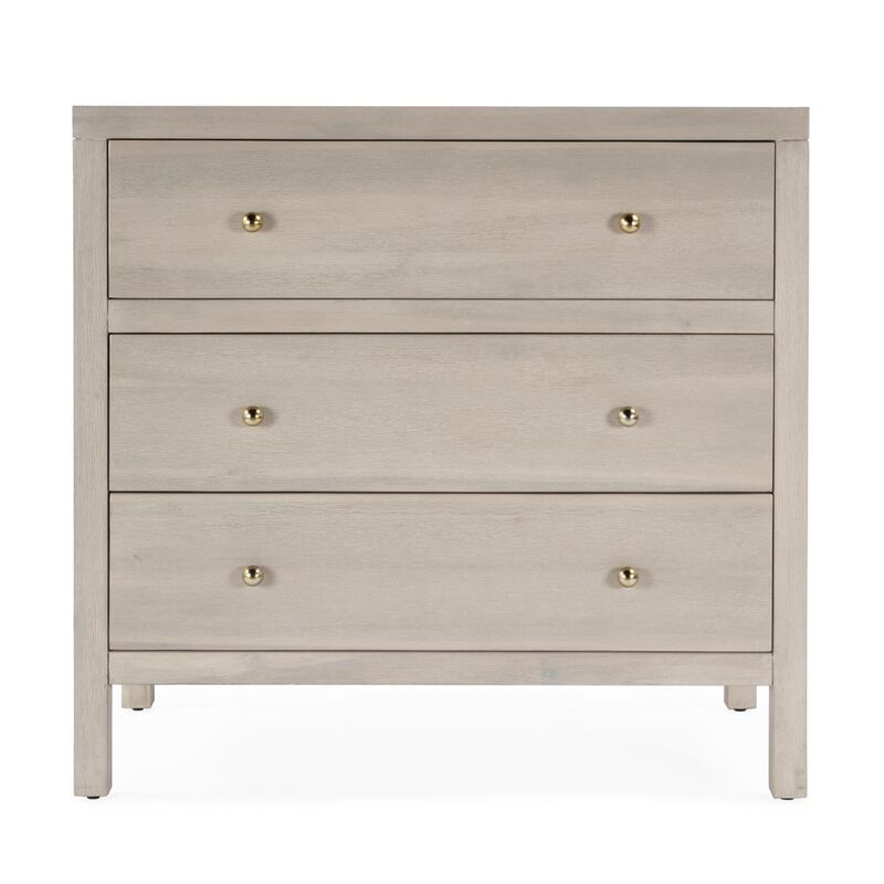 Butler Specialty Nora 3-Drawer Chest, Taupe
