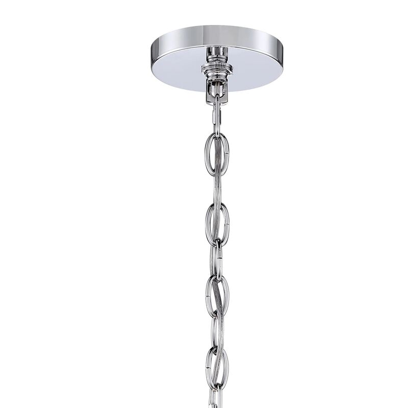20"D 5-light Modern Luxury Chrome Crystal Chandelier For Living Room, Dining Room, Foyer image number 5