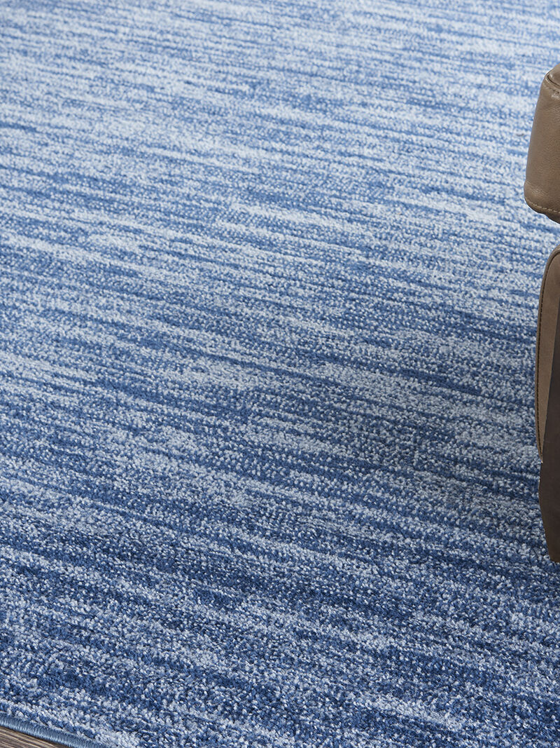 Nourison Essentials NRE01 Navy/Blue 9' x Square Rug image number 8