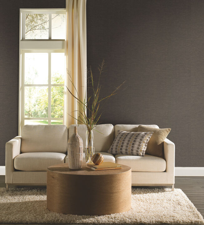 Essence Brown Metallic Wallpaper (Set of 2)