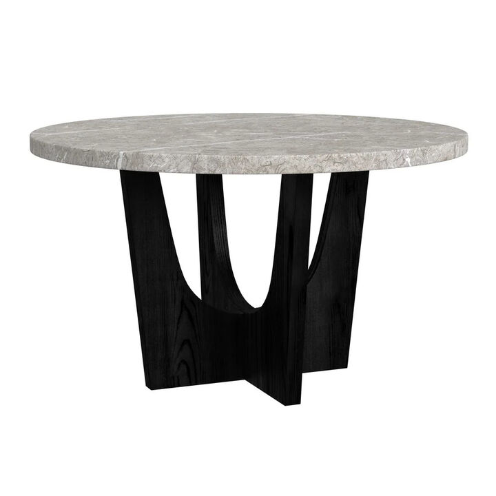 Oregon Round Faux Marble Dining Table