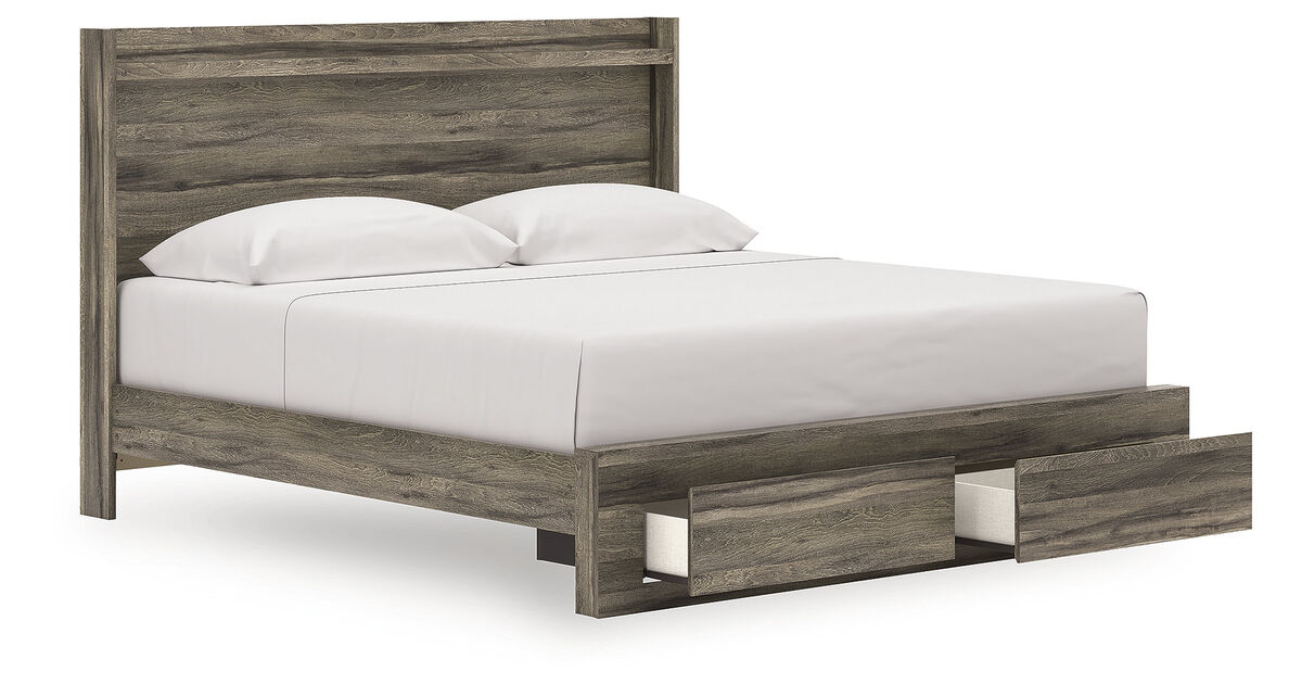 Baystorm King Panel Storage Bed