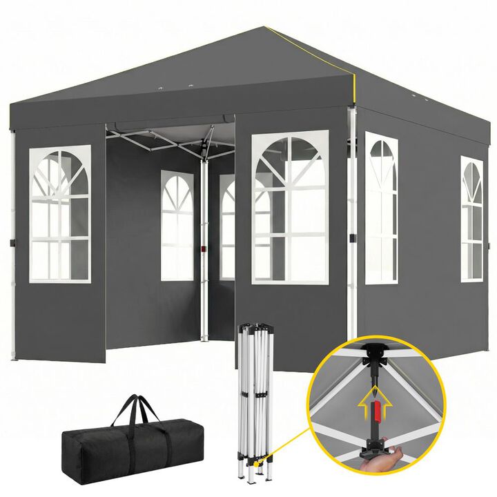 Hivvago 9.6x9.6 Outdoor Pop Up Canopy Tent