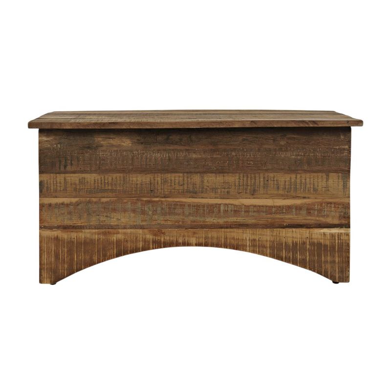Jofran Reclamation 36 Rustic Reclaimed Solid Wood Storage Chest Cabinet