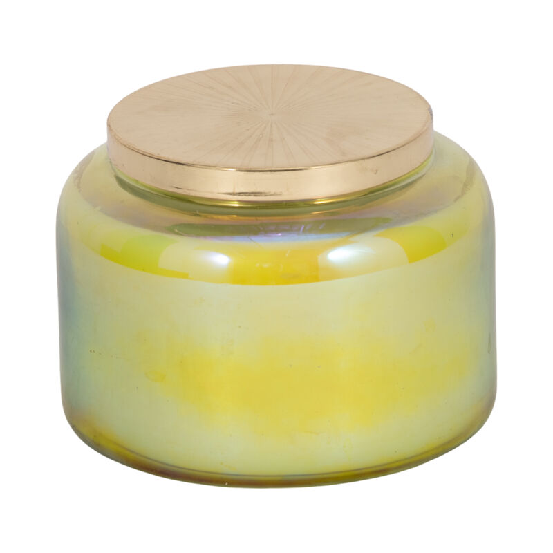 5" Green Verbena Luster Candle