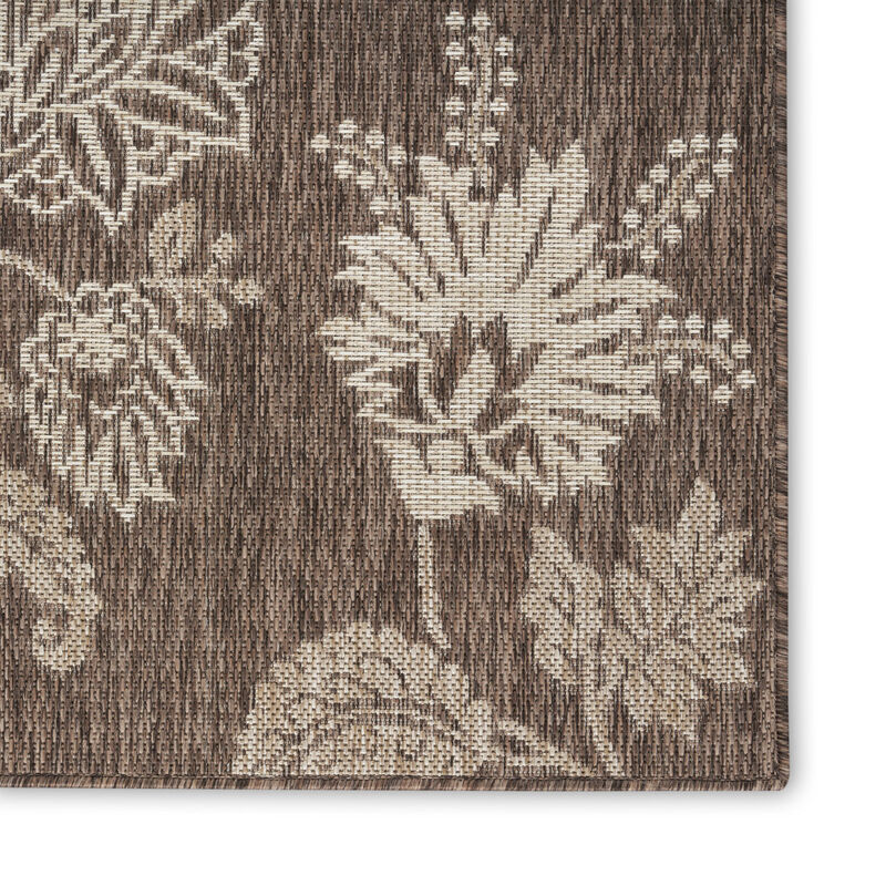 HomeRoots Floral Indoor Outdoor Area Rug image number 2