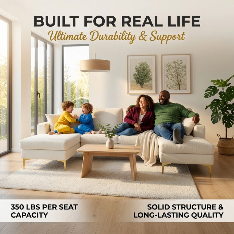 Nasbob U-Shaped Sectional Sofa image number 7
