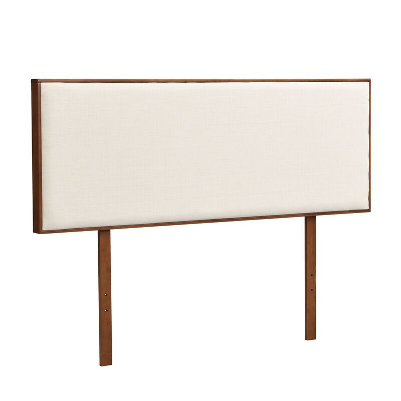 Merax Solid Platform Bed  with Headboard image number 5