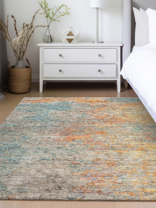 Trevi TV13 Teal 9' x 12' Rug