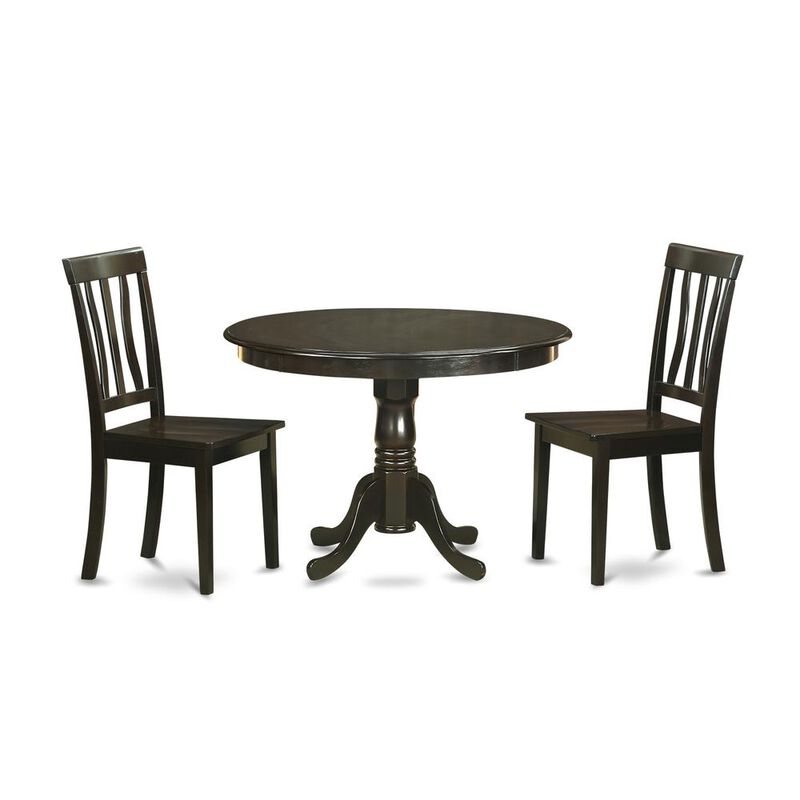 3 PC small Kitchen Table set-small Kitchen Table set and 2 dinette Chairs.