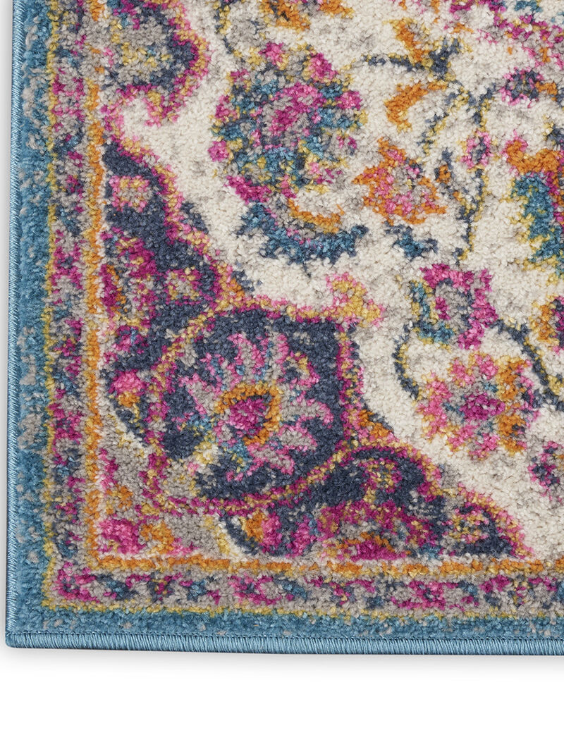 Passion PSN22 Ivory/Multicolor 2'2" x 10' Rug image number 3