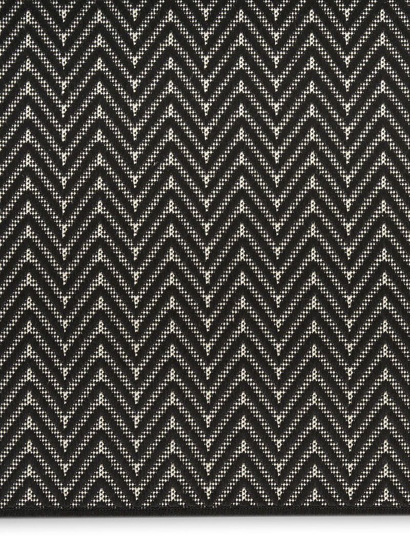 Horizon Indoor/Outdoor HOZ02 Black 10' x 14' Rug